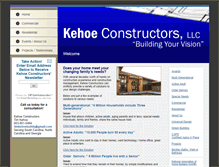 Tablet Screenshot of kehoeconstructors.com